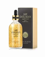 سرم طلا گلد زن pure gold حجم 100 میل ا Goldzan pure gold ampoule 24k 100ml